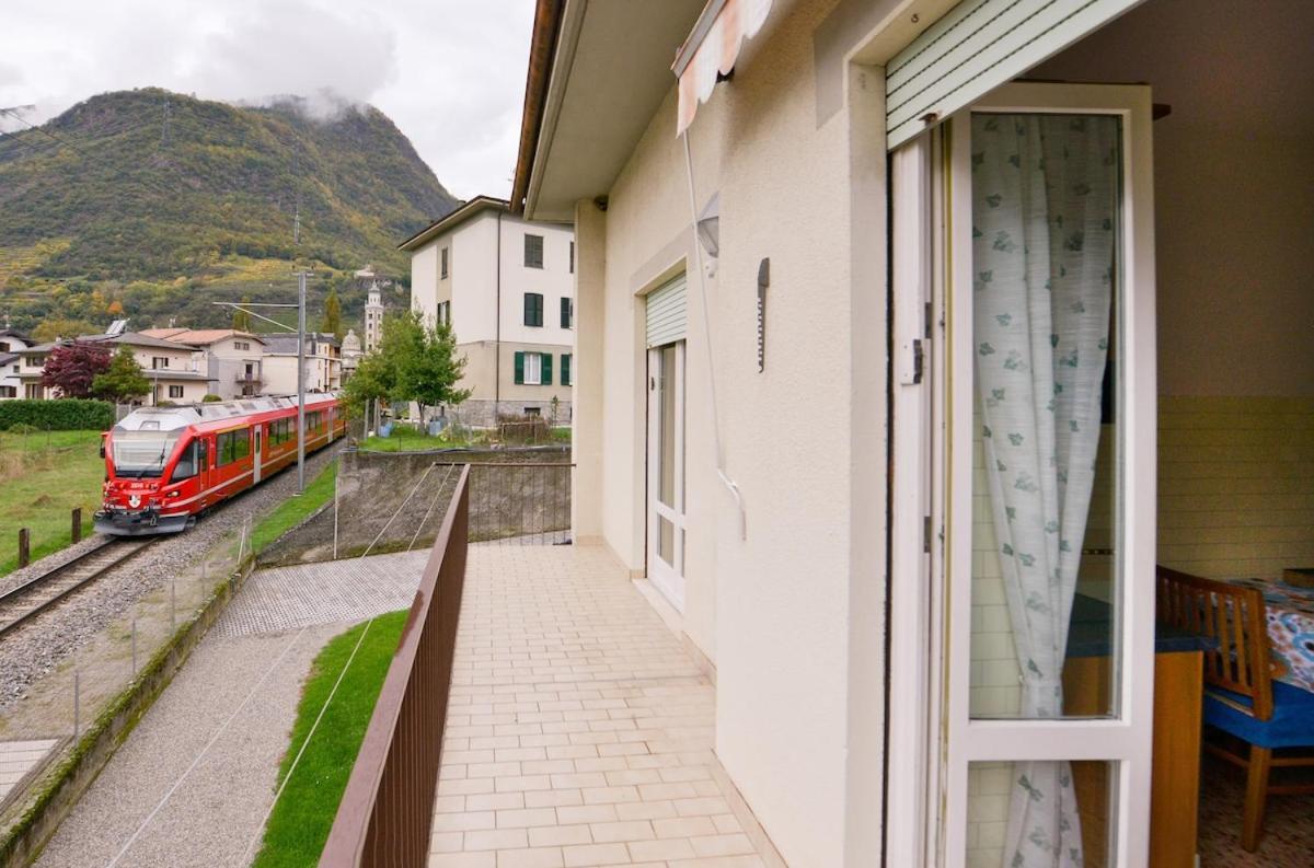 Alp Gruem Apartment - 8 Min Walk To Bernina Express Tirano Exterior photo