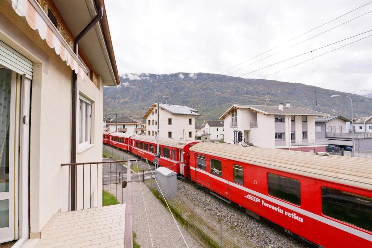 Alp Gruem Apartment - 8 Min Walk To Bernina Express Tirano Exterior photo